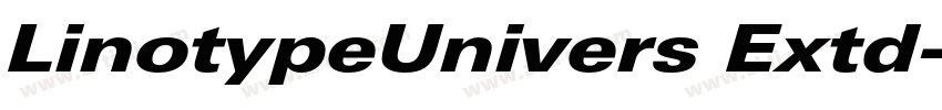LinotypeUnivers Extd字体转换